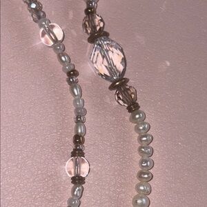 Silpada Pink and Silver Necklace